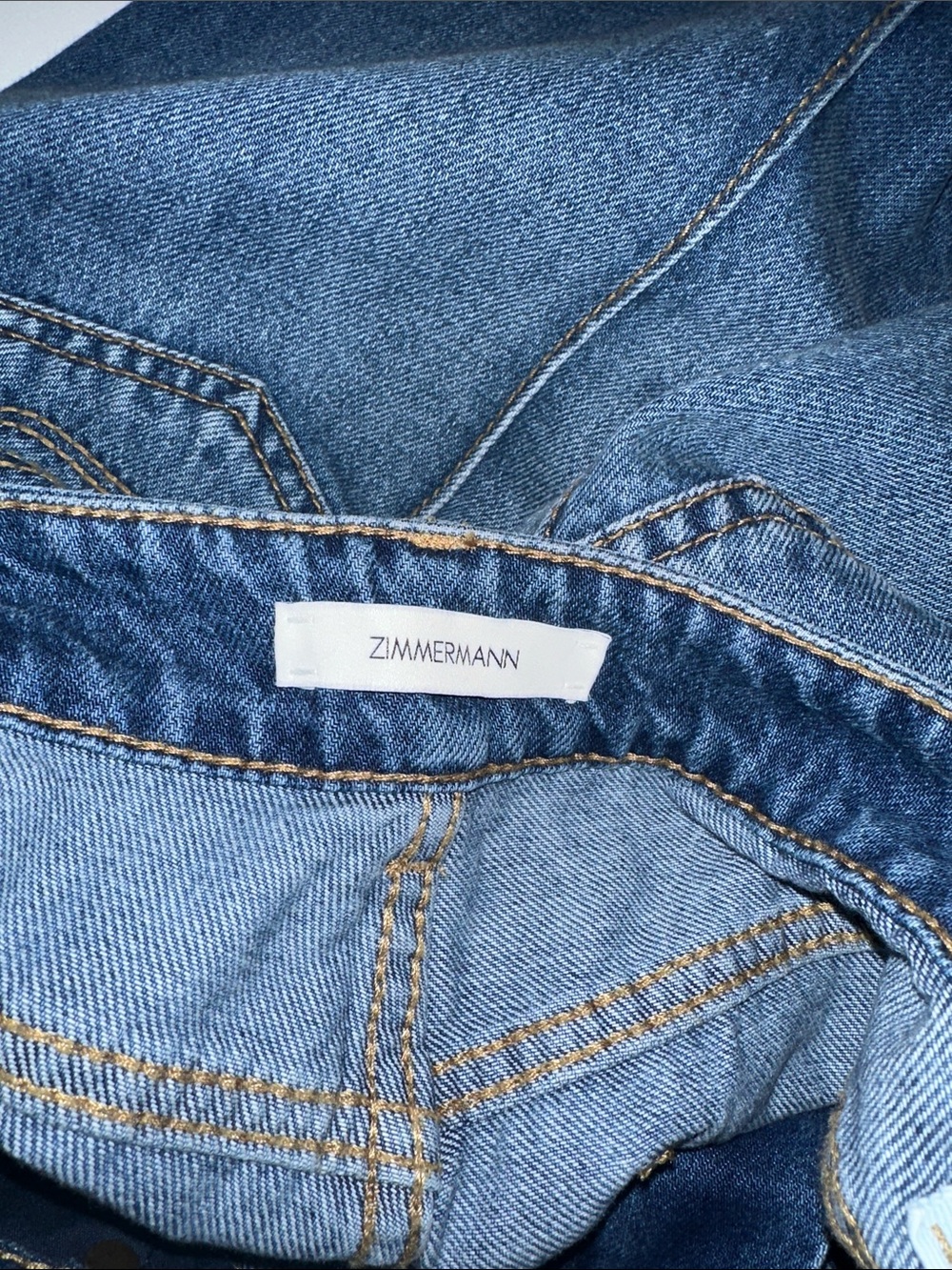 Zimmermann “Rhythmic” super flare 70s style jeans w contrast side piping 28 - Picture 8 of 12